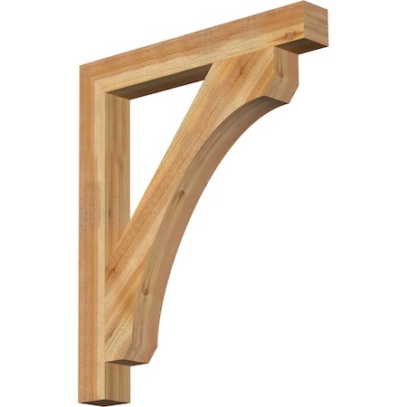 Legacy Block Rough Sawn Bracket, Western Red Cedar, 4W X 32D X 38H